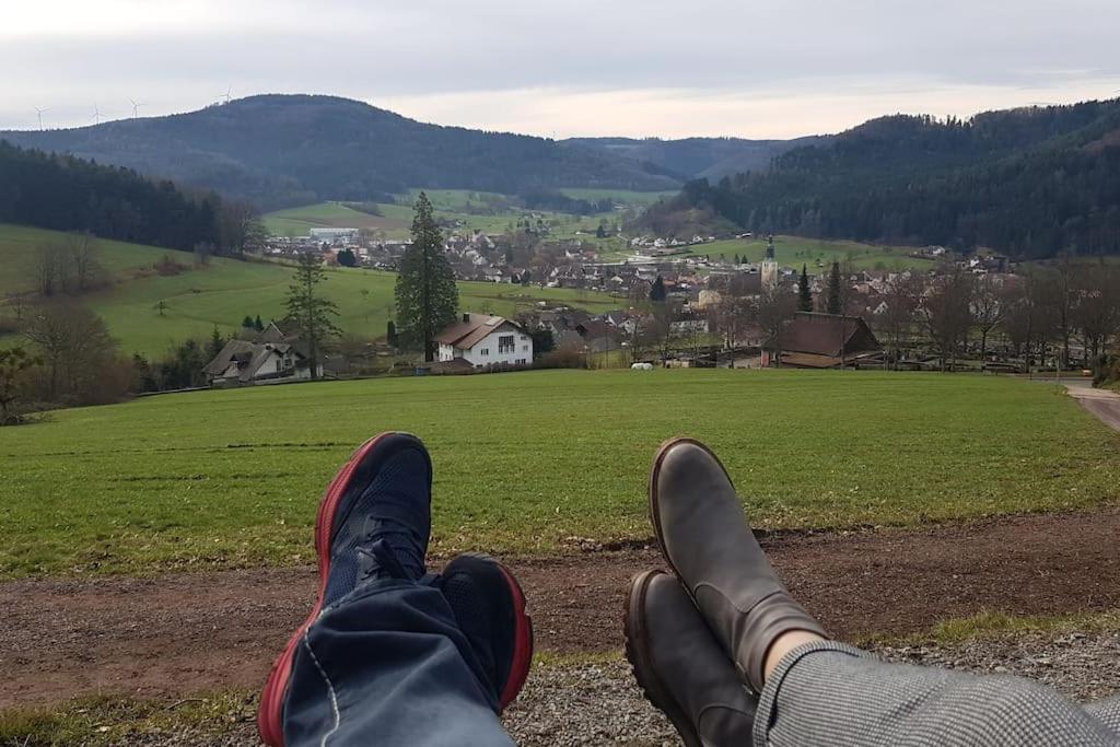 Ferienwohnung Talblick Im Schwarzwald Зельбах Экстерьер фото